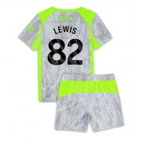 Fotbalové Dres Manchester City Rico Lewis #82 Dětské Alternativní 2025-26 Krátký Rukáv (+ trenýrky)